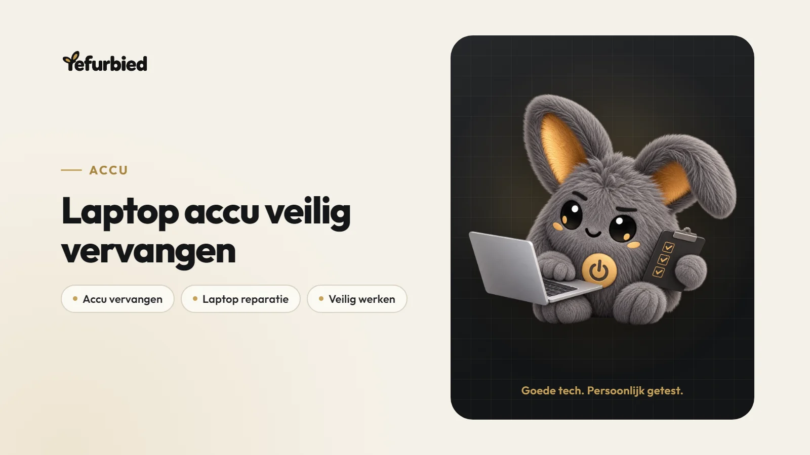 Laptop accu vervangen: veilig stappenplan