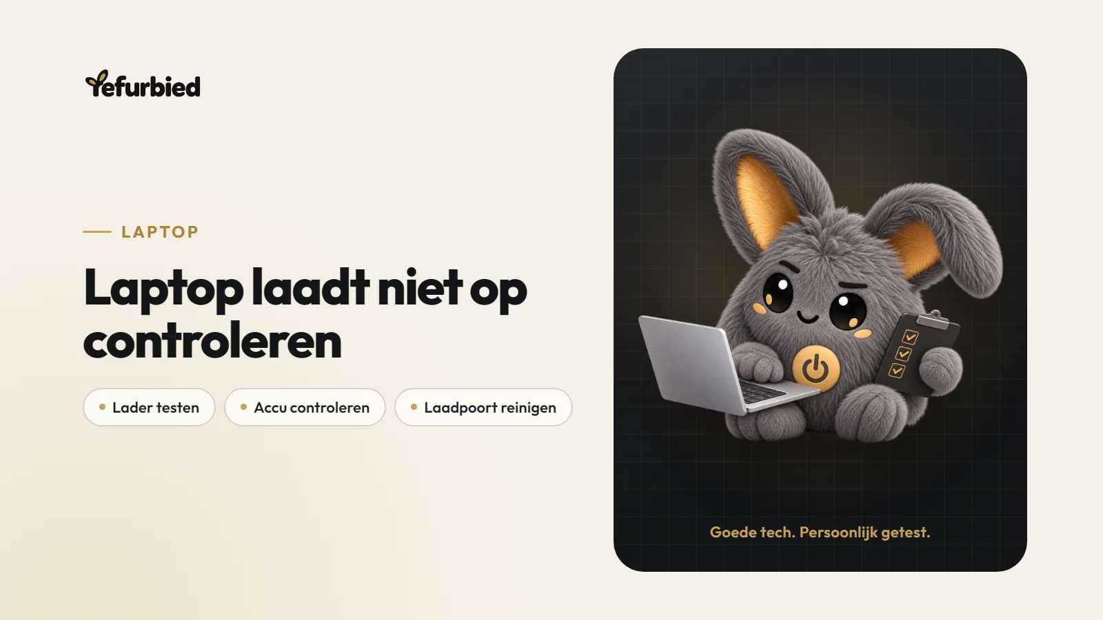 Laptop laadt niet op: oorzaken en oplossingen