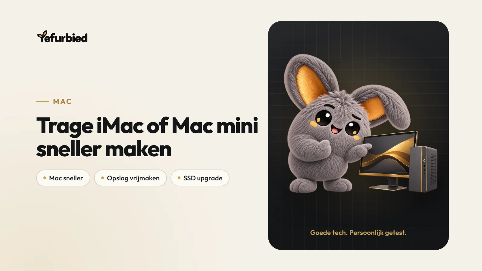 Mac mini of iMac traag? Zo maak je hem sneller