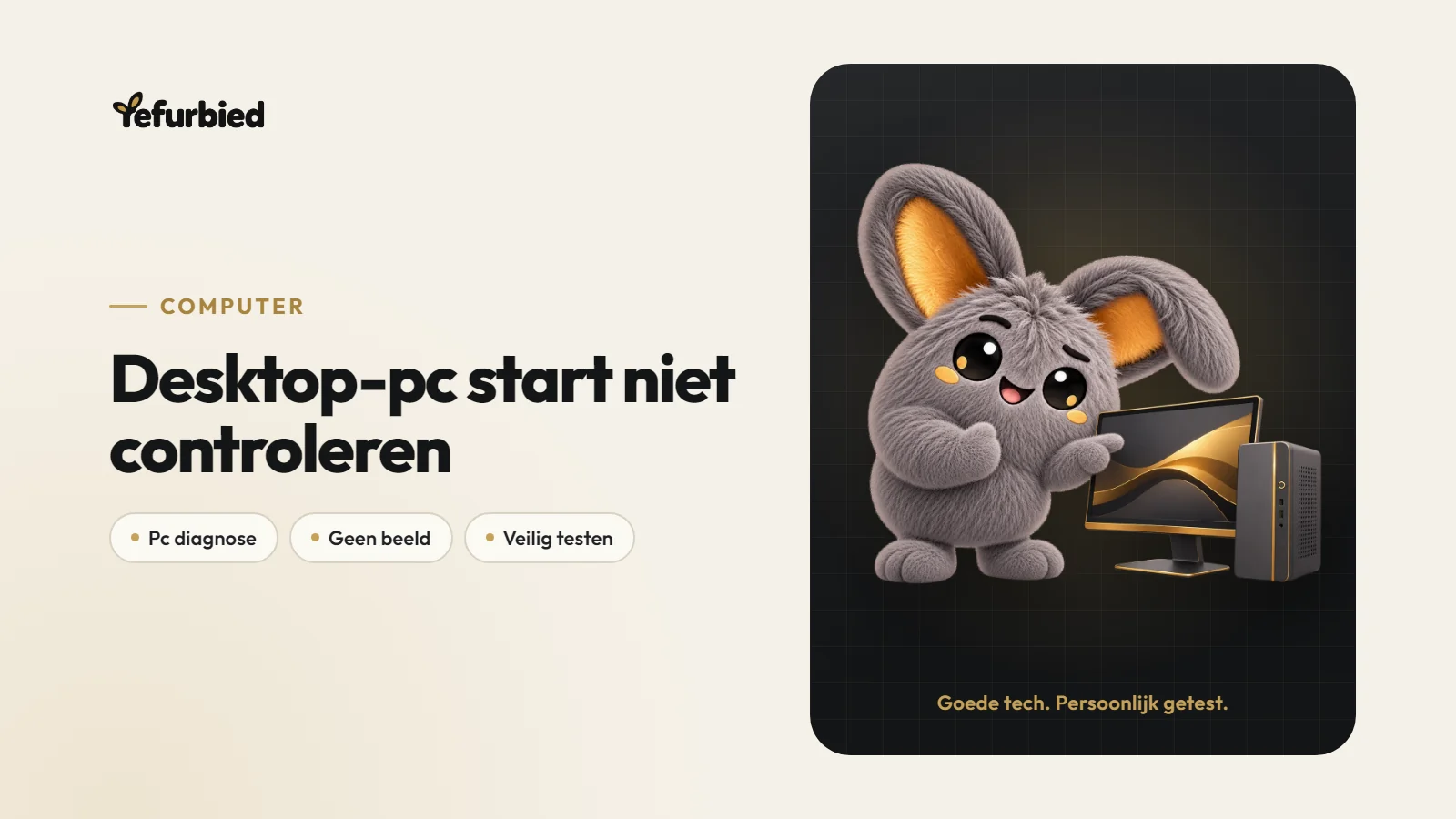Pc start niet: veilige diagnose in 7 stappen