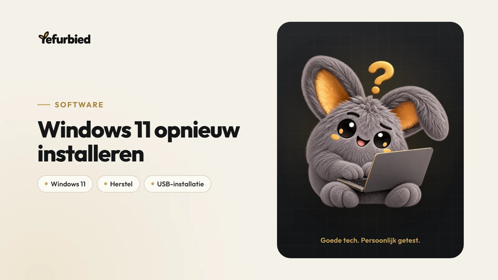 Windows opnieuw installeren in Windows 11